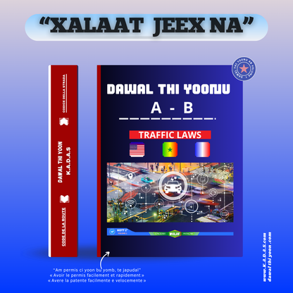 Dawal thi Yoonu A-B – Trilingual Road Code (Wolof – French – English)